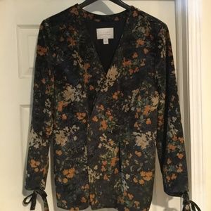 Floral Velvet Day Jacket size XL